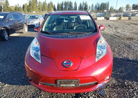 2015 Nissan Leaf Sl из США, поврежденный, VIN 1N4AZ0CP2FC307749